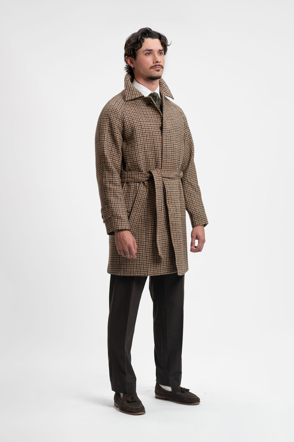 Houndstooth Casket Coat