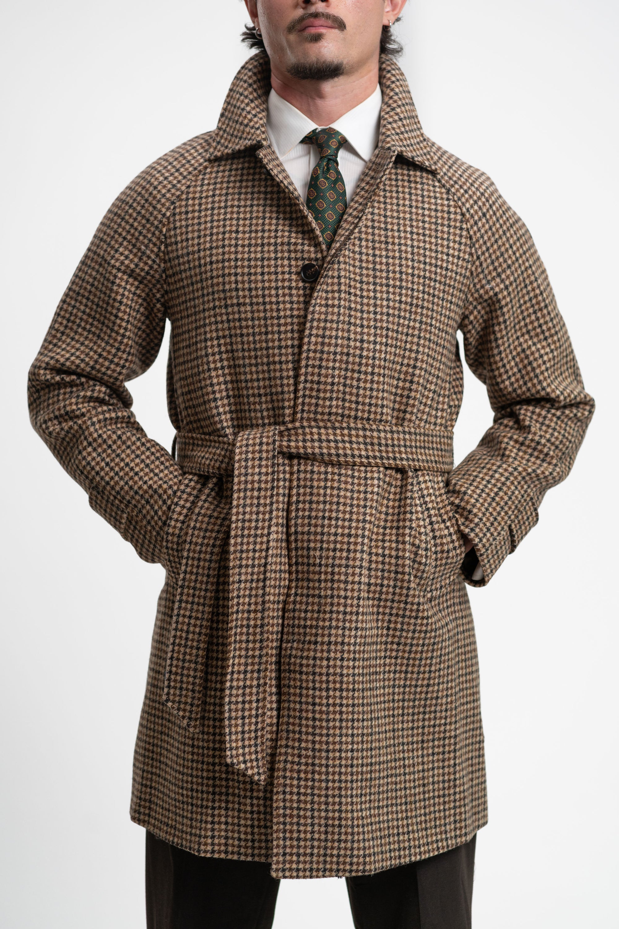 Houndstooth Casket Coat